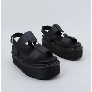 Black Platform Doc Martens